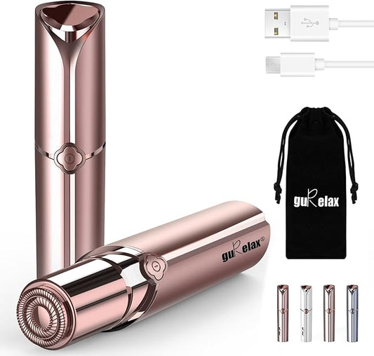Gurelax Epilators – Facial Hair Removal for Women(as seen on tv), Gurelax Rechargeable Facial Hair Remover, Hair Removal Device for Face, Lip, Chin