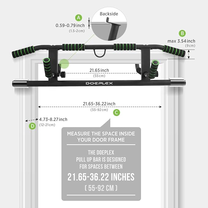 Top Pick – [New Upgrade] Multi-Grip Pullup Bar with Smart Larger