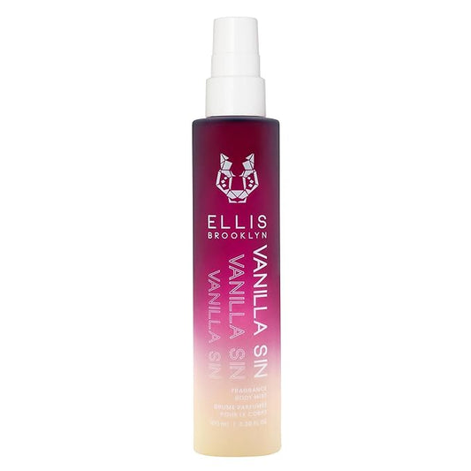 EllisBrooklyn Body Sprays – Ellis Brooklyn VANILLA Body Mist - Gourmand Perfume with Black Cherry, Fresh Freesia, & Bourbon Vanilla, Vegan Perfume Made In The USA, 100 ml/3