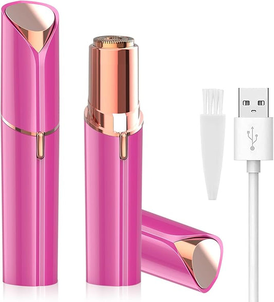 LAIKME Epilators – Facial Hair Remover for Women - Removal Shaver for Women - USB Rechargeable Lady Face Razor Trimmer for Face Lips Chin Peach Fuzz Arms Legs and Bikini Line