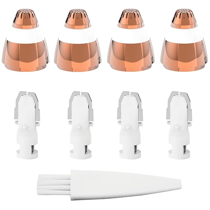 Colordiary Replacement Heads – Eyebrow Hair Remover Replacement Heads for Finishing Touch Flawless Facial Hair Remover,Painless Replacement Blades for Flawless Brows Hair Removal,with Cleaning Brush,As Seen On Tv(4 Count)