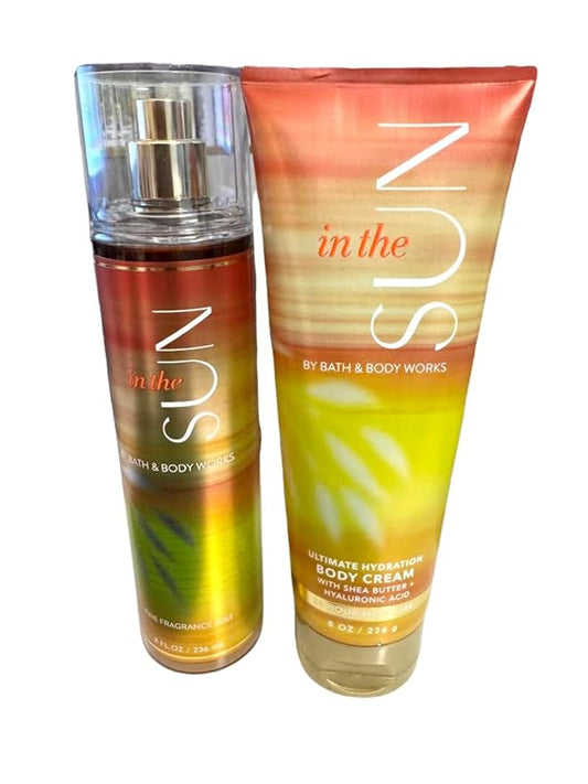 Bath+%26+Body+Works Sets & Kits – Bath & Body Works~ Signature Collection ~ In The Sun ~ Fine Fragrance Mist 8 fl oz & Body Cream 8 oz ~ Gift Set