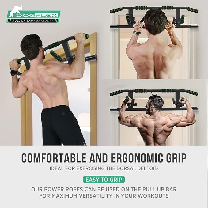 Top Pick – [New Upgrade] Multi-Grip Pullup Bar with Smart Larger