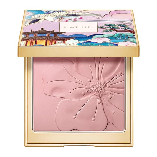 CATKIN Blush – CATKIN Cheek Powder Blush Baked Pink Makeup Blusher Creamy Light Weight Natural Finish 10g (C06 Misty Rain)