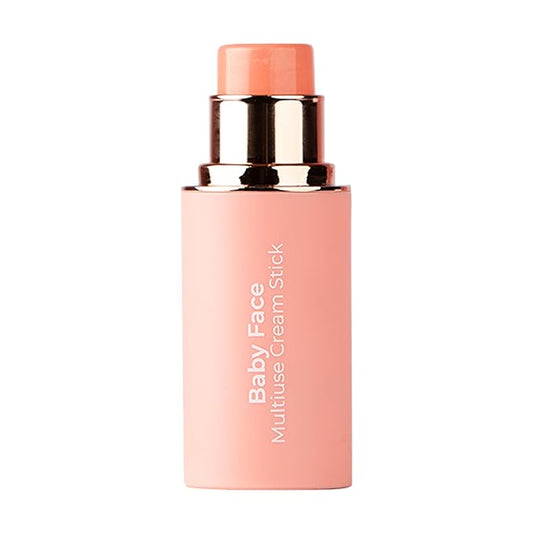 MCoBeauty Blush – MCoBeauty Baby Face Multi-Use Cream Stick, Kitty Coral Pearl Shade, Silky Smooth, Buildable Blush for Eyes, Lips & Cheeks, Vegan, Cruelty Free Cosmetics