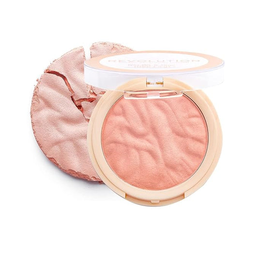RevolutionBeautyLondon Blush – Revolution, Blusher Reloaded, Pressed Powder Face Blusher, Highly Pigmented & Long-Lasting Formula, Peaches & Cream, 0