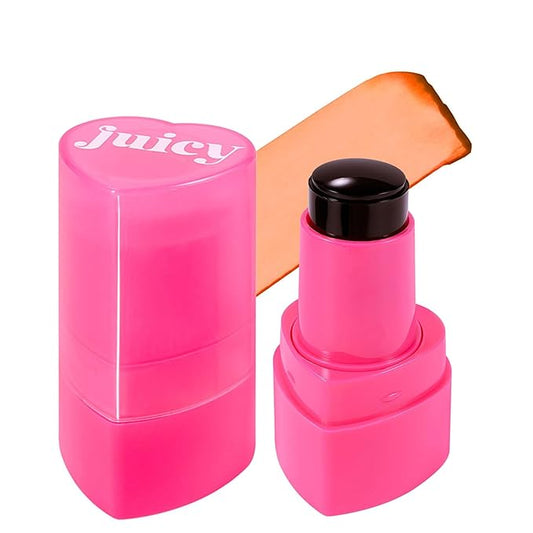 Qawnfy Blush – Water Jelly Tint Blush, 3-In-1 Multi-Use Blush Cream Blush Stick for Eyes, Cheeks & Lips, Hydrating & Bouncy Jelly Texture, Blends Perfect for Skin Portable Multipurpose Long Lasting Waterproof(05, s)