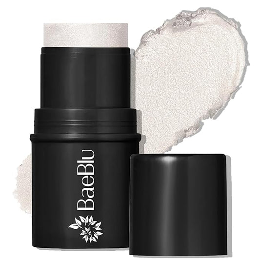 BaeBlu Highlighters & Luminizers – Organic Tint Tube, 100% Natural Vegan Gluten-Free Cream Highlighter Multi-Stick, Made in USA, Prosecco