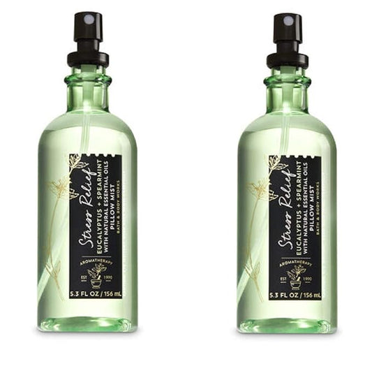 Bath+%26+Body+Works Body Sprays – Bath & Body Works Aromatherapy Stress Relief Eucalyptus Spearmint Pillow Mist, 5