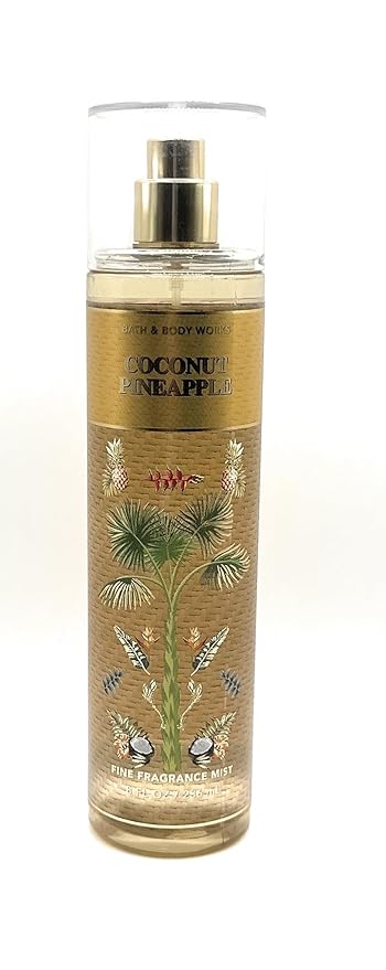 Bath+%26+Body+Works Body Sprays – Bath & Body Works Coconut Pineapple Fine Fragrance Mist 8 Fluid Ounce Body Spray