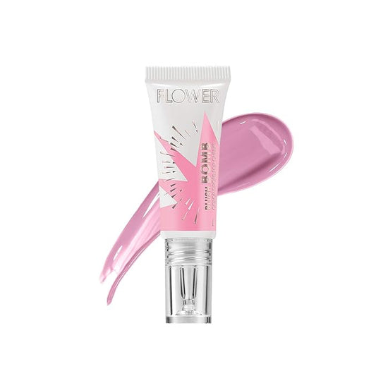 FLOWERBEAUTY Blush – FLOWER Beauty By Drew Barrymore Liquid Blush Makeup Bomb Color Drops -Silky Lightweight Formula + Gel Cream Blush for Cheeks - Radiant + Glossy Finish - Buildable + Lightweight Formula - Cruelty-Free + Vegan (Bubbly)