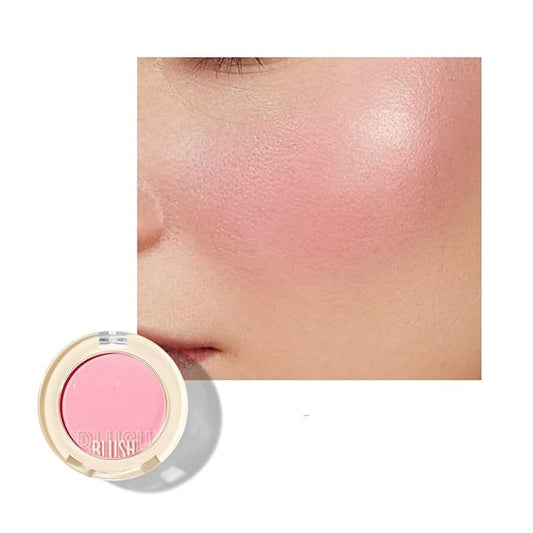 Melemando Blush – Shiny Blush 12 Color Cream High-Pigmented Buildable Face Blush Long-Lasting Natural Look Face Blush for Cheeks (Color 01)