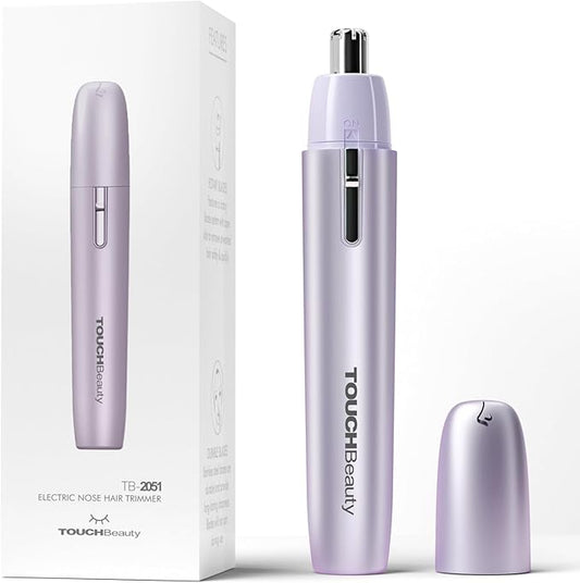 TOUCHBeauty Nose & Ear Hair Trimmers – TOUCHBeauty Battery Powered Ear and Nose Hair Trimmer for Women, Portable Battery Powered Trimmer, Mini Painless Design for Sensitive Skin, Easy Clean & Travel Friendly