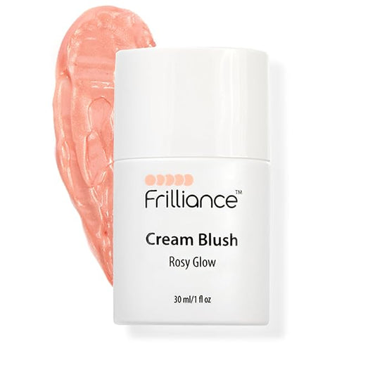Frilliance Blush – Frilliance Hydrating Cream Blush, Sheer Rosy Glow Tint, Cruelty Free Hypoallergenic for Teens of All Skin Types, 30 ml / 1 fl oz