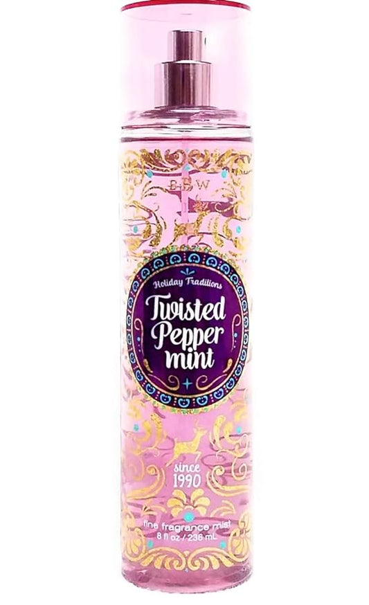 Bath+%26+Body+Works Body Sprays – Bath & Body Works Twisted Peppermint Fine Fragrance Mist, 8 Fl Oz