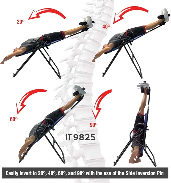 Top Pick – Body Vision IT9825 Premium Inversion Table with Removable 250 lbs.,