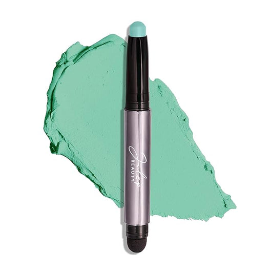 JulepBeauty Eyeshadow – Julep Eyeshadow 101 Cream-to-Powder Waterproof Shadow Stick – Mint Matte – Long-Lasting, Crease-Proof, Cool-Toned Pastel Green Matte Cream Eyeshadow with Built-in Smudger