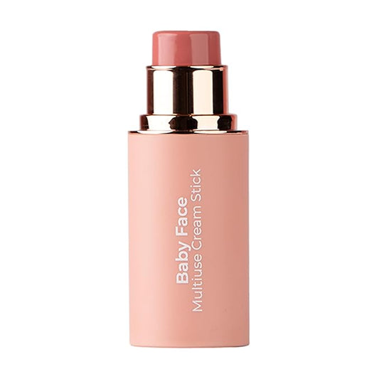 MCoBeauty Blush – MCoBeauty Baby Face Multi-Use Cream Stick, Chouchou Nude Peach Shade, Silky Smooth, Buildable Blush for Eyes, Lips & Cheeks, Vegan, Cruelty Free Cosmetics
