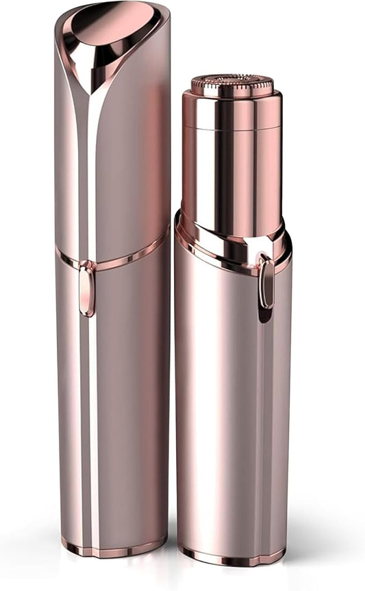 glowtalebaeuty Epilators – Facial Hair Remover for Women - as Seen on TV Painless Face Shaver - Electric Hair Removal Device for Face Lips Peach Fuzz with Light (Rose Gold)