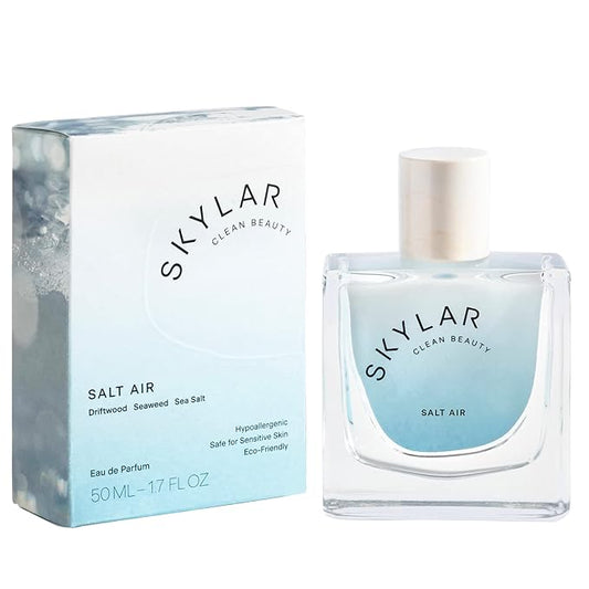 SKYLAR Eau de Parfum – Skylar Salt Air Eau de Parfum - Hypoallergenic & Clean Perfume for Women & Men, Vegan & Safe for Sensitive Skin - Fresh Perfume with Notes of Driftwood, Sea Salt & Seaweed - 50mL /1