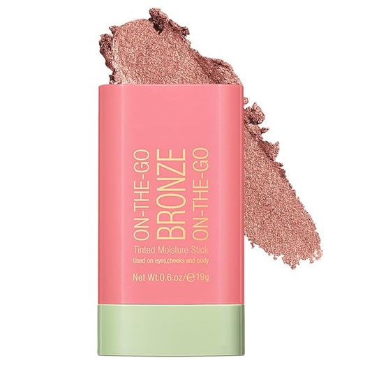 PaminifyBeautyMakeup Highlighters & Luminizers – Cream Bronzer Stick,Contour Stick Facial Contouring Stick,Long Lasting Highlighter Waterproof Highlight Makeup,Buildable Shimmer Sparkle Face Bronzer Face Shaping,01 Warm Glow