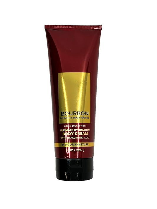 LushLather Creams – Bath & Body Works Bourbon Mens Ultra Shea Body Cream 8 oz