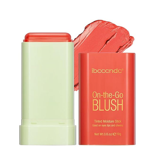 MEICOLY Blush – MEICOLY Multi Use Makeup Blush Stick,On-the-Go 2-in-1 Lip Cheek Cream Blush Stick,Waterproof Solid Face Blush Makeup Cheek Tint,Natural Matte Blush Stick for Cheeks,Tinted Moisture Stick,03 Orange