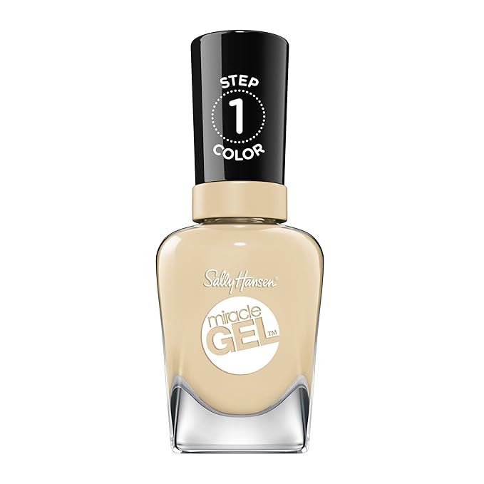 Sally Hansen Miracle Gel™, Sun-Shower, Long Lasting, Gel-Like Formula, No UV Lamp Needed, Nude Nail Polish