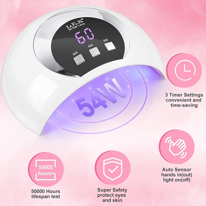 Wisdompark UV LED Nail Lamp,