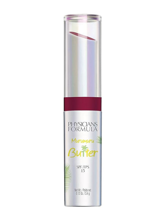 Physicians Formula Murumuru Butter Lip Cream, Lip Balm, Lip Moisturizer and Conditioner for Dry Lips. Fragrance free, Alcohol free Intensive Lip Mask and Lip Therapy Skin Care, Acai Berry