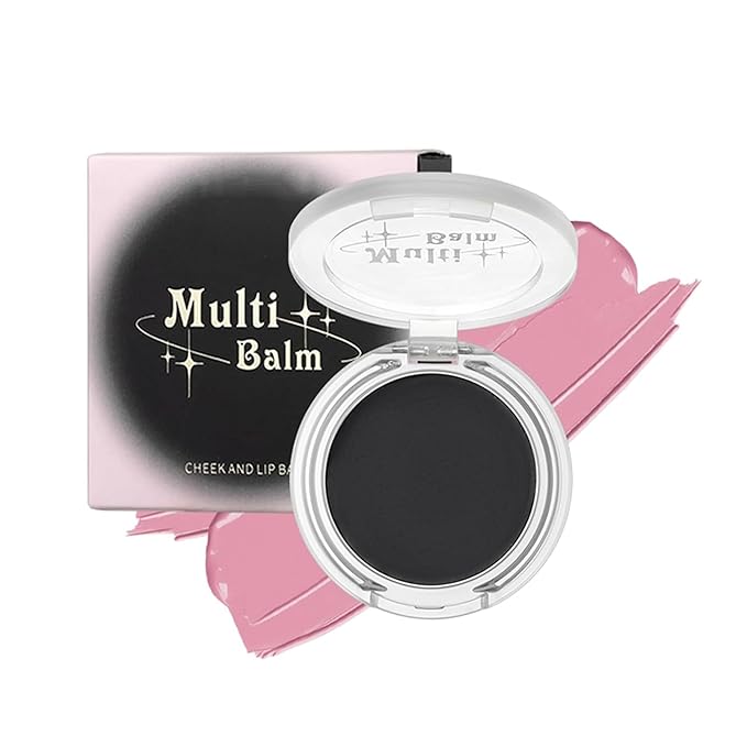 DLZZRS Blush – Black Cream Blush, Color Changing Blush For Cheeks & Lips Balm Tint Black Clear Color Change pH Magic Waterproof Gel Cheek Blendable Multi-Use Balm
