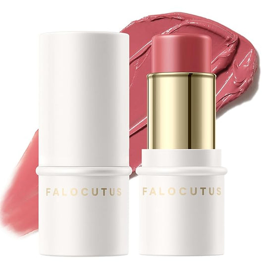 FALOCUTUS Blush – 2Pcs Cream Blush Makeup Stick,Monochromatic Multi-Stick Face Blush for Cheek,Lip and Eye,Matte and Dewy Finish for Long Wearing,Easy Application