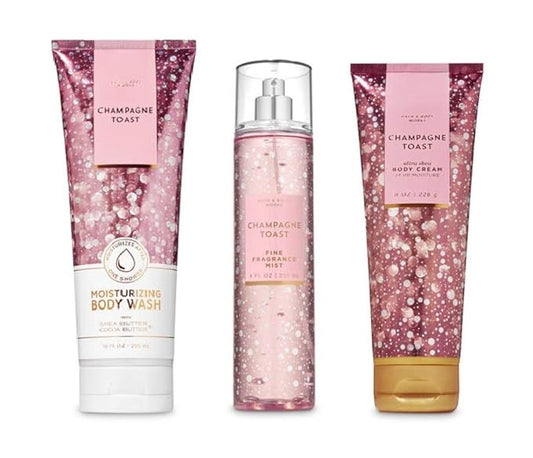 Bath+%26+Body+Works Sets & Kits – Bath and Body Works - Champagne Toast - 3 pc