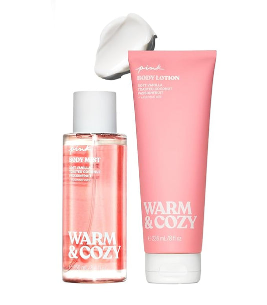 VictoriasSecret Sets – Victoria's Secret Pink Warm & Cozy Mist & Lotion Set