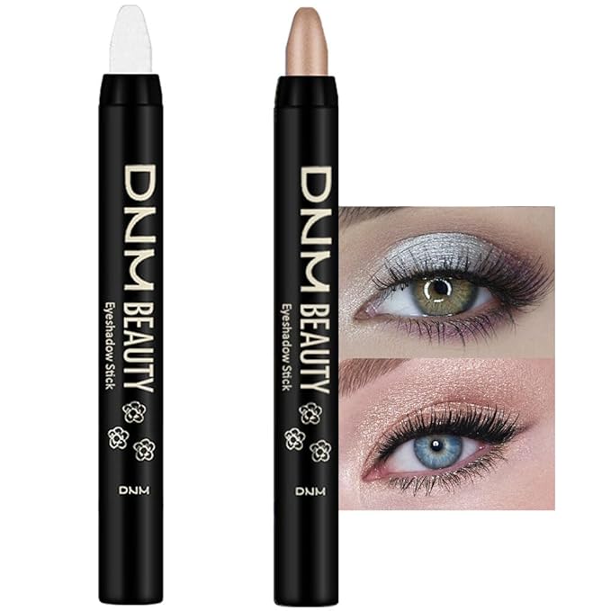 evpct Eyeshadow – evpct 2Pcs Cream Eyeshadow Sticks Set for Eyes Pearl White & Mocha Beige Shimmer Eye Crayon Shadow Brightener Stick Pencil Pen Bulk sombras en crema para ojos 01+14