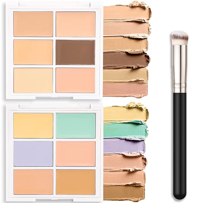 evpct 12 Color Conceal Correct Cream Contour Makeup Covers redness