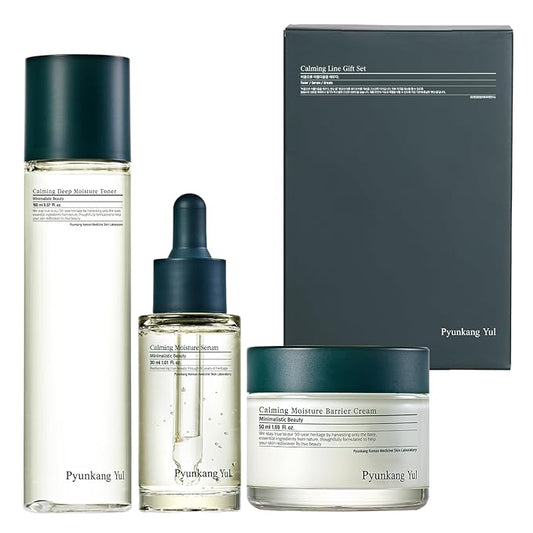 PyunkangYul Sets & Kits – Pyunkang Yul Calming Line Gift Box Set - Korean Facial Skin Care Essential for Daily Moisturizing, Safe on Acne Prone & Sensitive Skin, Vegan & Cruelty Free