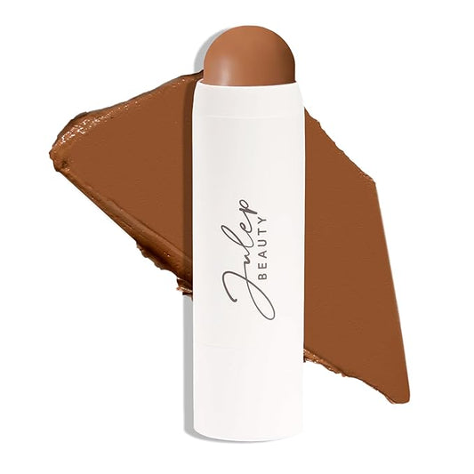 JulepBeauty Bronzers – Julep Skip the Brush Cream to Powder Bronzer & Contour Stick - Melted Cocoa Medium skin tones - Long Lasting Blendable and Buildable Color -Multi-Use 2-in-1 Blush and Lip Makeup Stick