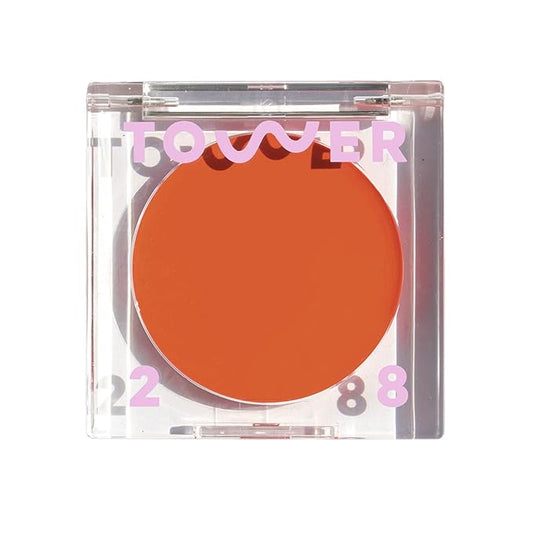 Tower28 Blush – Tower 28 Beauty BeachPlease Cream Blush for Cheeks and Lips - Multi-Purpose Lip and Cheek Tint in Orange Blush - for Sensitive Skin – Color GOLDEN HOUR, Luminous Finish