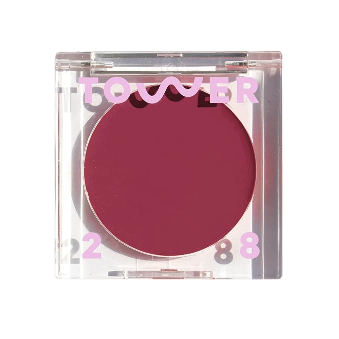 Tower28 Blush – Tower 28 Beauty BeachPlease Cream Blush for Cheeks and Lips - Multi-Purpose Lip and Cheek Tint in Berry Blush - for Sensitive Skin – Color AFTER HOURS, Luminous Finish