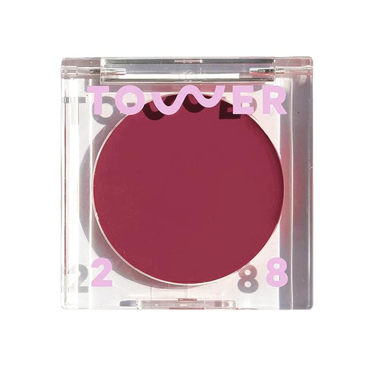 Tower28 Blush – Tower 28 Beauty BeachPlease Cream Blush for Cheeks and Lips - Multi-Purpose Lip and Cheek Tint in Berry Blush - for Sensitive Skin – Color AFTER HOURS, Luminous Finish