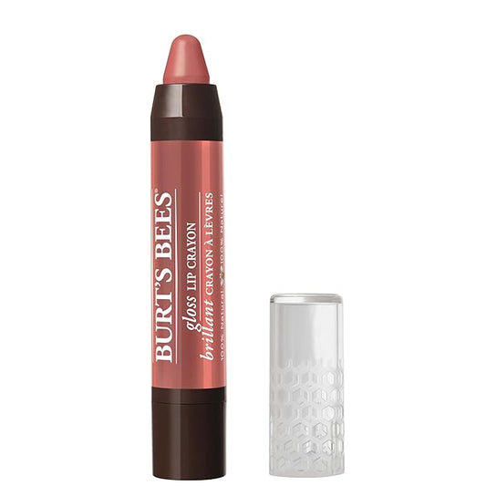 Burt's Bees 100% Natural Moisturizing Gloss Lip Crayon, Santorini Sunrise - 1 Crayon