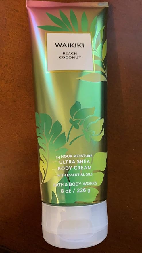 LushLather Creams – Bath and Body Works WAIKIKI - BEACH COCONUT Ultra Shea Body Cream 8 Ounce (2020 Edition)
