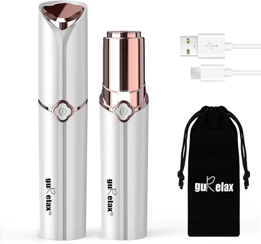 Gurelax Epilators – Facial Hair Remover, Upper Lip Hair Removal for Women, Electric Face Razor/Shaver, Gurelax Hair Removal Device, with a Storage Bag