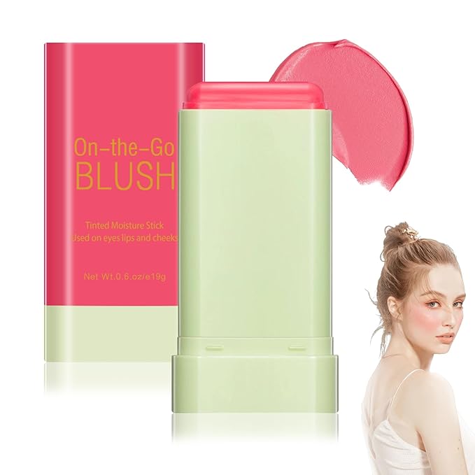 glowtalebaeuty Blush – Blush Cream for Cheeks,Face Matte Contour Blush Makeup,Buildable Shimmer Facial Cheek Blusher Shades,Blendable Cosmetic Makeup Blush 03