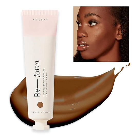 HALEYS Re-form Luminous Skin Foundation, VEGAN + CRUELTY-FREE, types (7.25)