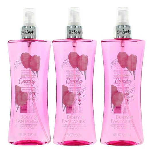 Parfums+De+Coeur Body Sprays – Parfums De Coeur Cotton Candy by Body Fantasies, 3 Pack 8 oz Fragrance Body Spray women