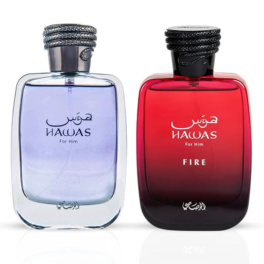 RASASI Eau de Parfum – RASASI Hawas For Him & Hawas Fire Eau De Parfum Sprays 100ML (3