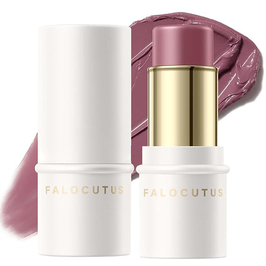 FALOCUTUS Blush – 2Pcs Cream Blush Makeup Stick,Monochromatic Multi-Stick Face Blush for Cheek,Lip and Eye,Matte and Dewy Finish for Long Wearing,Easy Application