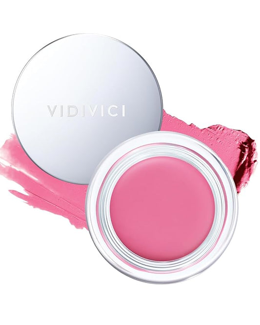 VIDIVICI Blush – VIDIVICI Millennial Glow Cream Blush 03 Pansy Lavender - Creamy Face Cheek Blusher for Smooth & Silky Skin - Soft Satin Finish with Natural Color - For Fair to Light Skin Tone, 0
